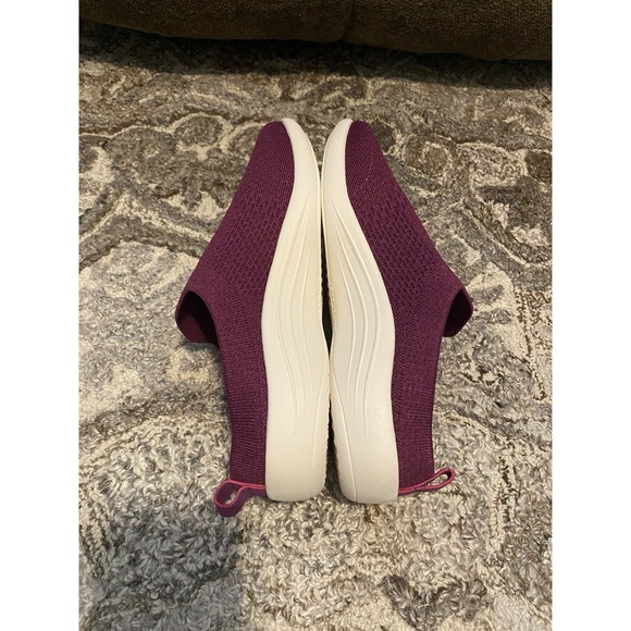 Revitalign Orthotic Mule Knit Shoes Sz 9D Memory Foam Purple Arch Support EUC - Picture 5 of 6